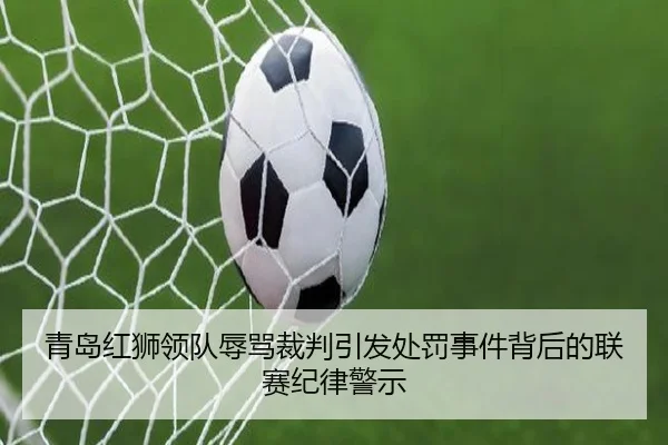 青岛红狮领队辱骂裁判引发处罚事件背后的联赛纪律警示